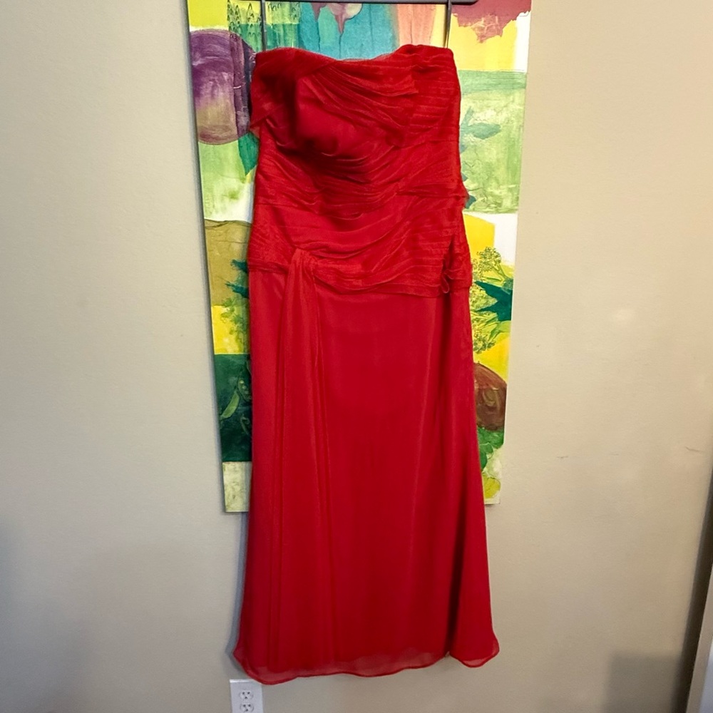 Lily White Scarlet Strapless Dress